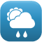 Cielos nubosos con lluvia débil