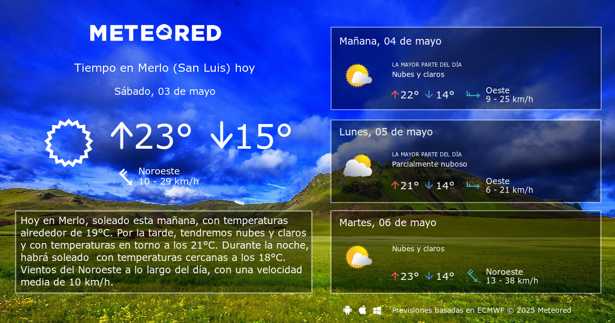 Pronostico merlo san luis shop